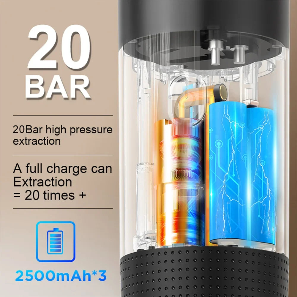 Portable 3-in-1 Espresso Machine – Your Daily Dose of Coffee, Anywhere